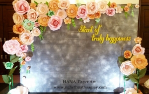 Backdrop hoa giấy 144