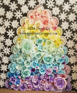 Backdrop hoa giấy 151