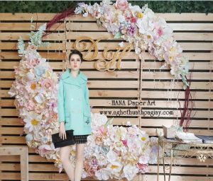 Backdrop hoa giấy 169